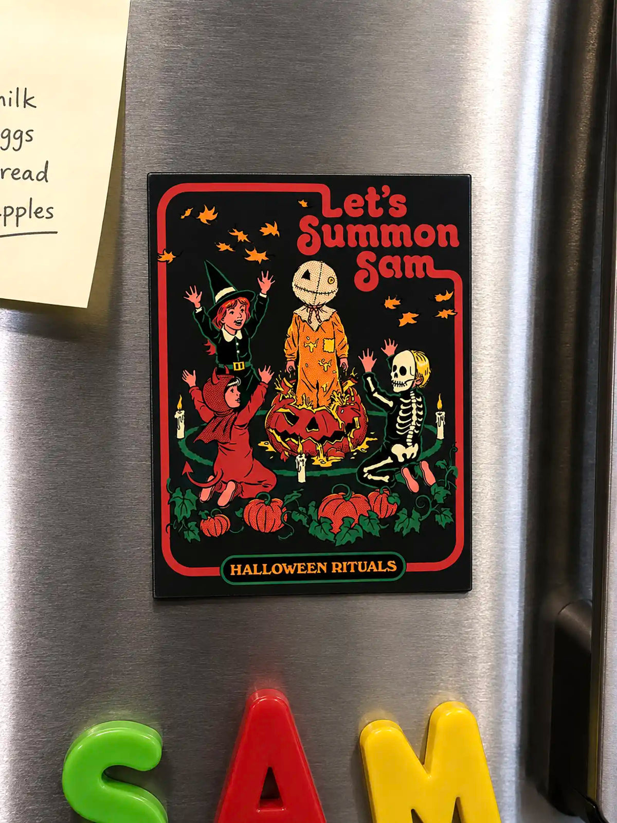 Let's Summon Sam Fridge Magnet