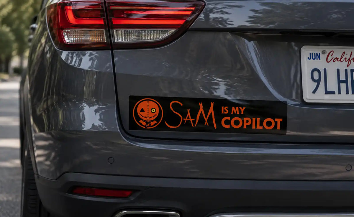 Sam Is My Copilot Bumper Sticker