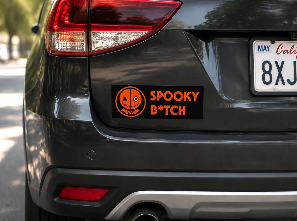 Spooky B*tch Bumper Sticker