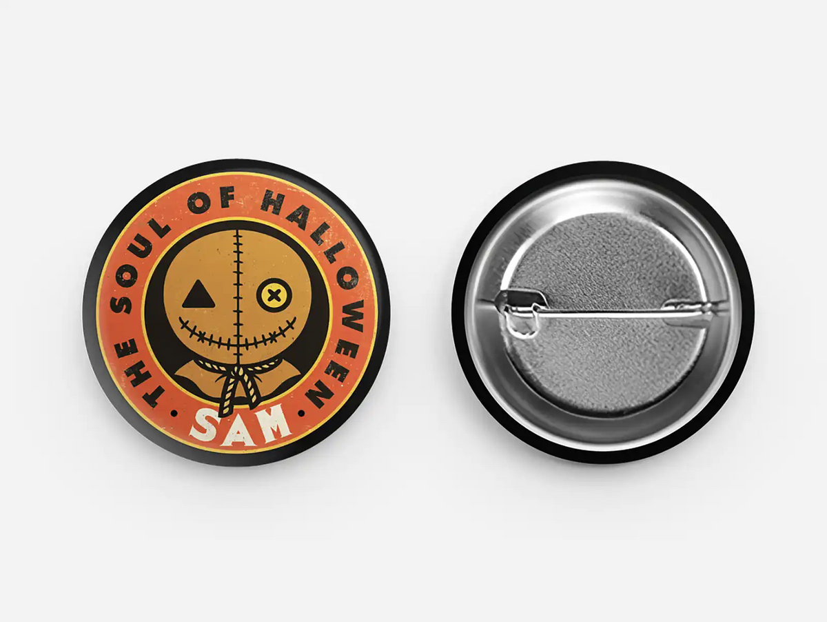 Sam: The Soul of Halloween Button