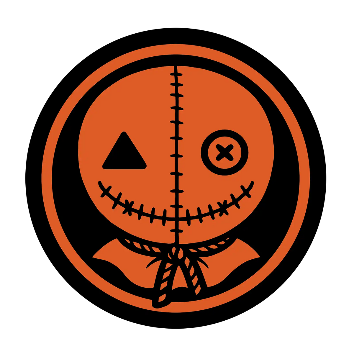 Sam: Orange Icon Sticker