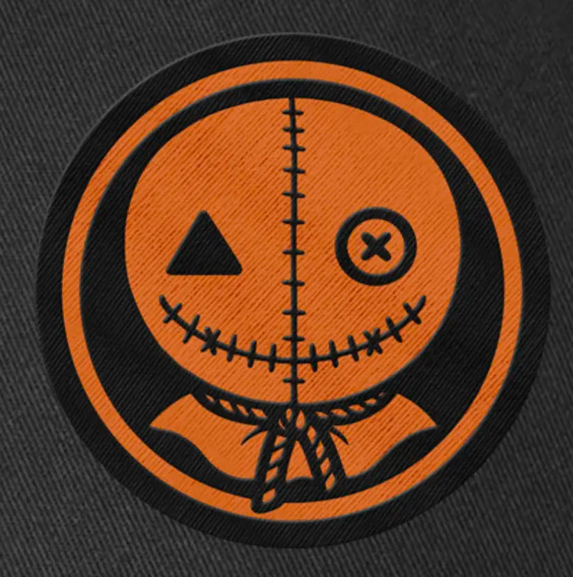 Sam: Orange Icon Trucker Hat