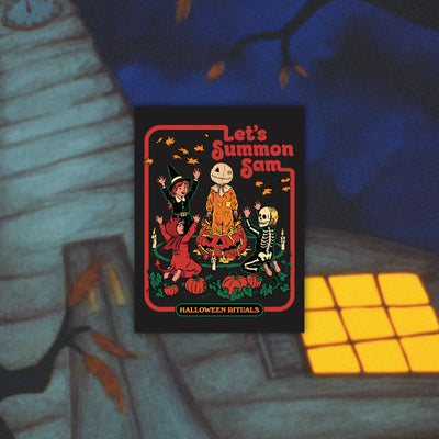 Let's Summon Sam Fridge Magnet