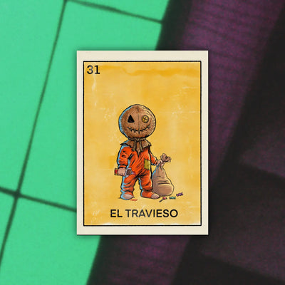 El Travieso: Sam Lotería Sticker