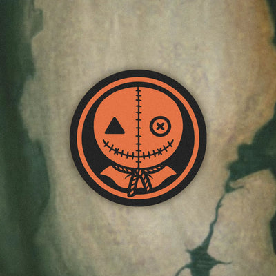 Sam: Orange Icon Temporary Tattoo